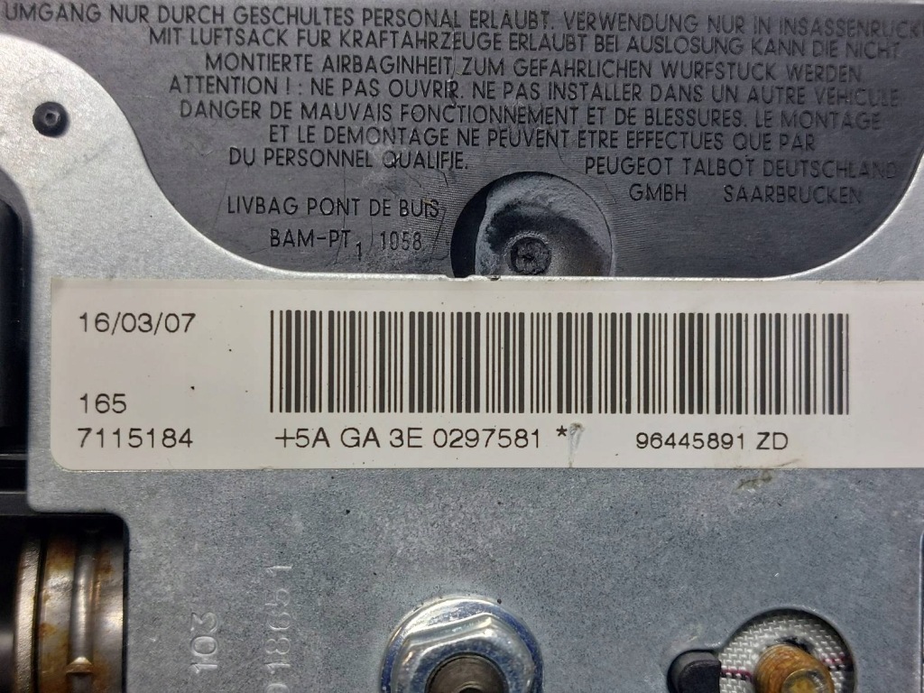 фото №7, Воздуховод + подушка peugeot 407 i 9662203377 96445891zd