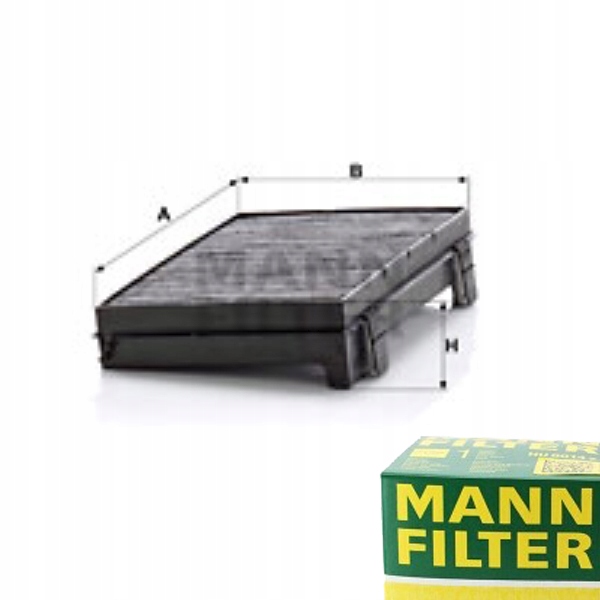 Купить Фильтр воздуха салонный угольный mann-filter cuk26018