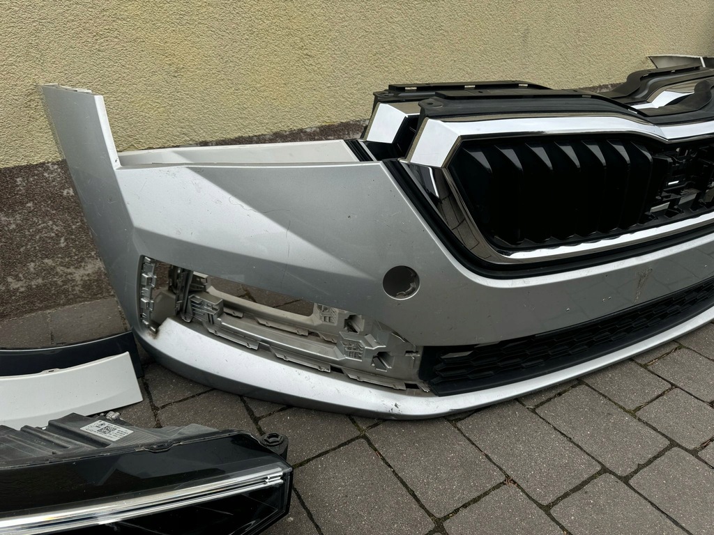 фото №9, Skoda scala 19- бампер лампа права крила лівий правий балка бампера перед
