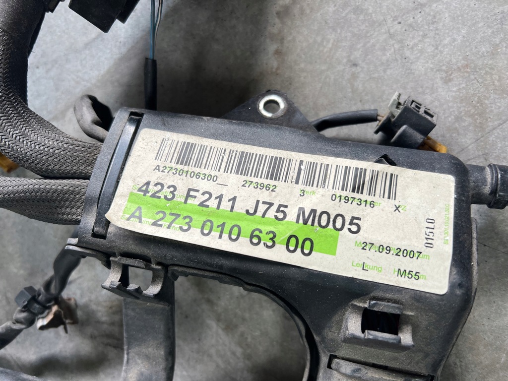 фото №7, Жгут двигателя, электропроводка mercedes w211 e550 om273