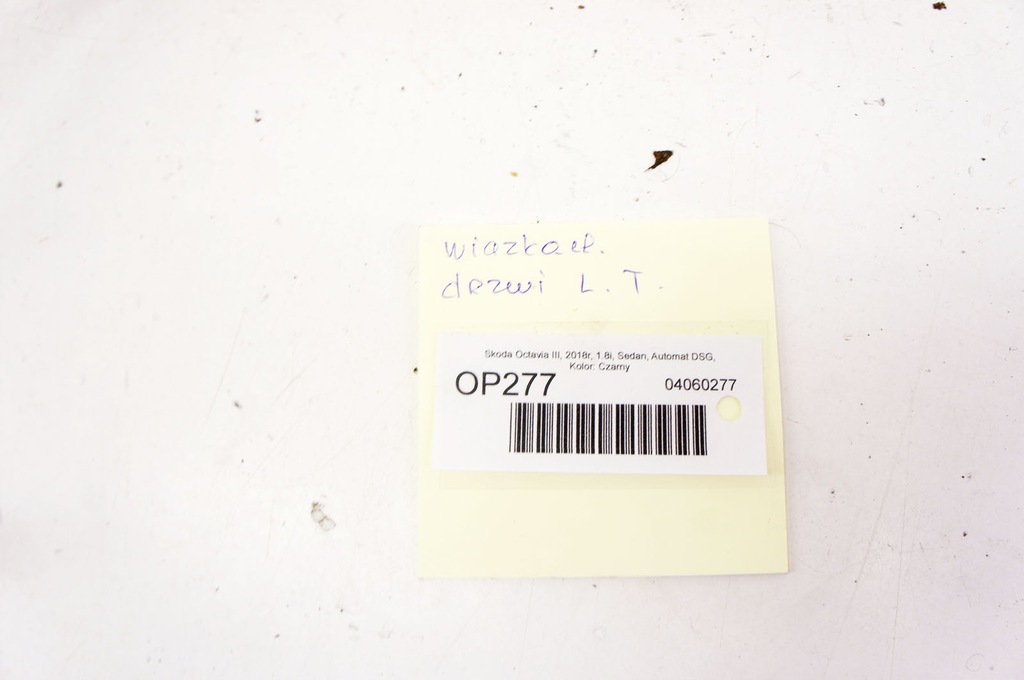 фото №5, Op277 skoda octavia iii джгут двері лівий задня