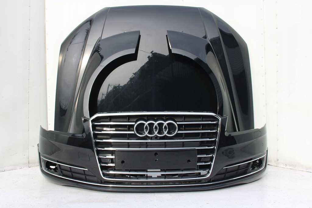 Audi a8 4h рестайлинг  перед matrix капот крылья бампер ремень передний лампы усилитель Киев