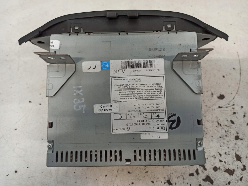 фото №8, Hyundai ix35 радиопроигрыватель 96170-2y600tjn