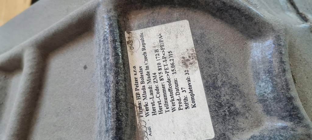 фото №10, S3 8v sedan a3 підкрилок праве правий задня задні 8v5810172b