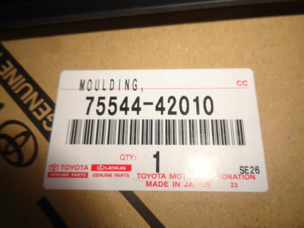 фото №6, Toyota rav4 05-12 молдинг стекло крыша левая перед