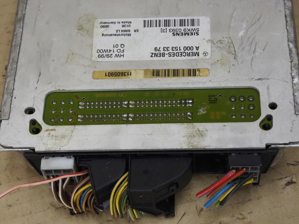 Бортовой компьютер двигателя mercedes w203 a0001533379 1.8 163km 00-07 блок управления в Украине