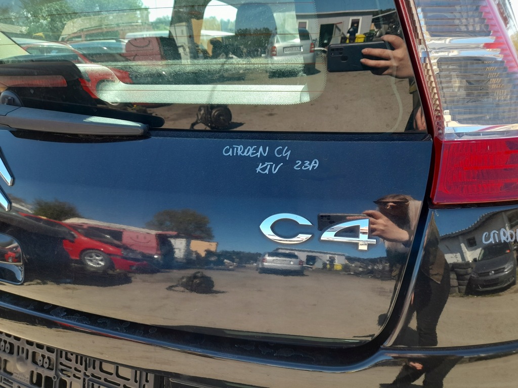 фото №9, Citroen c4 i lift крышка багажника багажника задняя задняя ktv