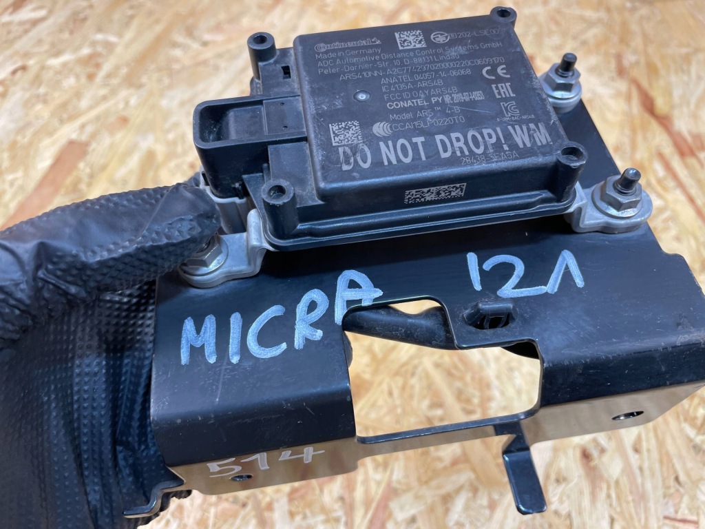 фото №9, Радар датчик distronic кронштейн nissan micra k14 28438-5fa5a 2016-