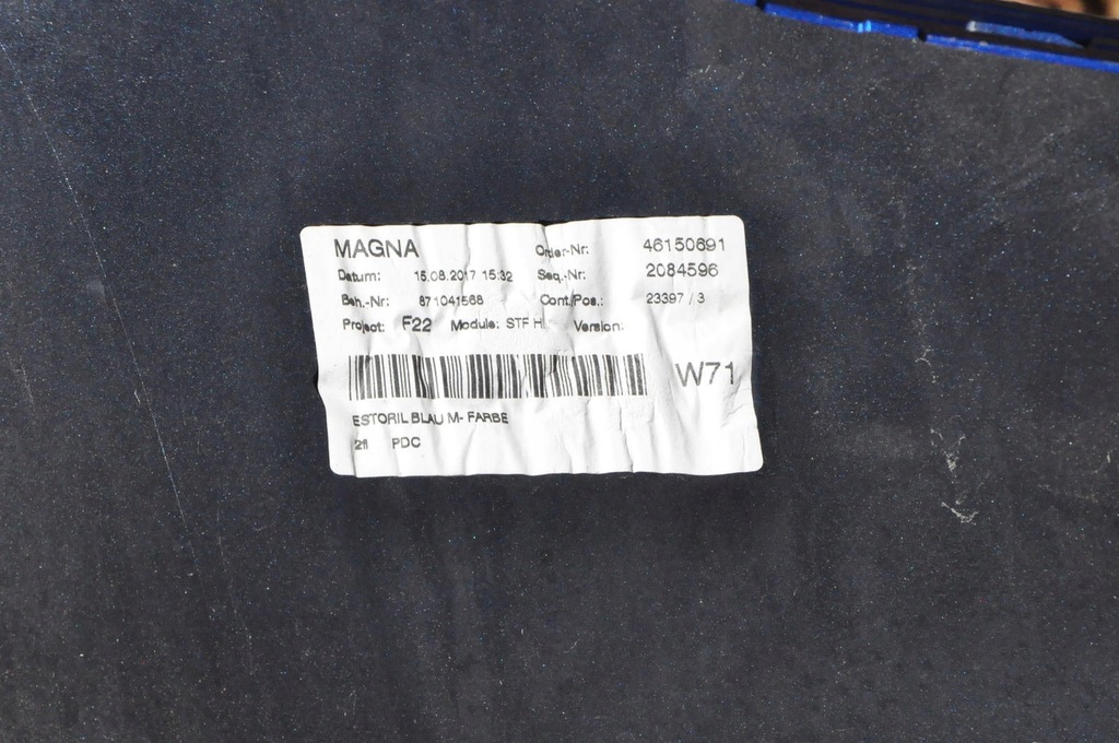 фото №7, Bmw 2 f22 m-pakiet бампер задняя задний pdc 8055567