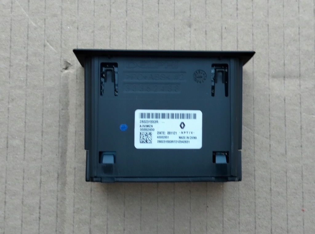 Renault clio v 5 роз'єм port usb aux Доставка