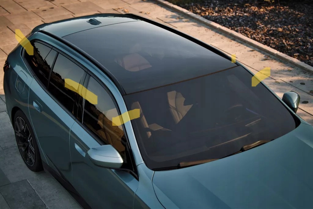 фото №1, Bmw 5 g61 крыша kombi рейлинги антенна