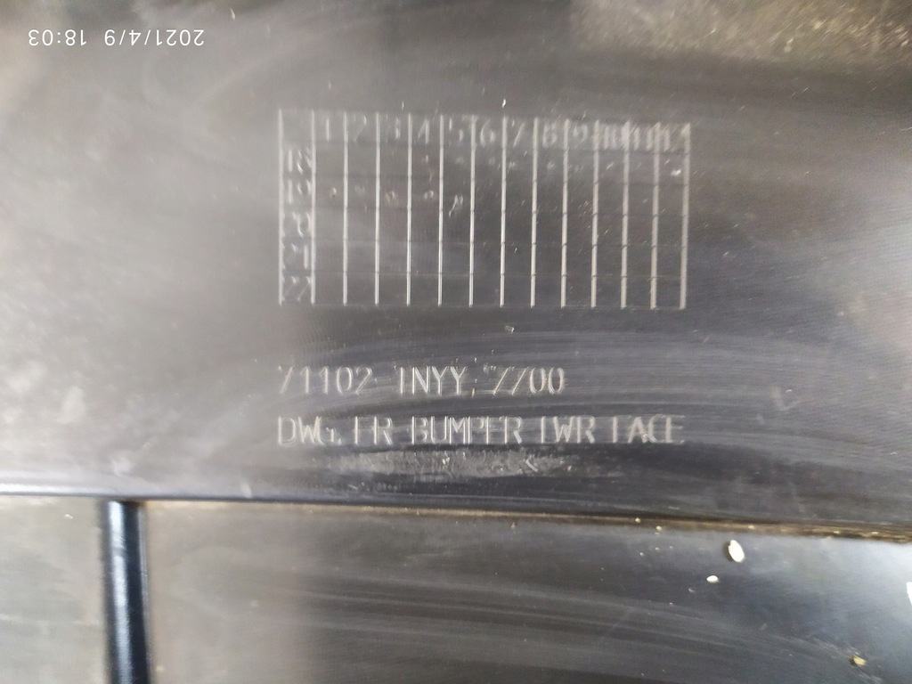 фото №10, Спойлер накладка бампера перед honda cr-v