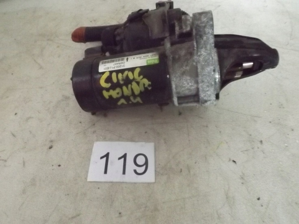 фото №1, Honda civic 6 стартер 1,4 8v
