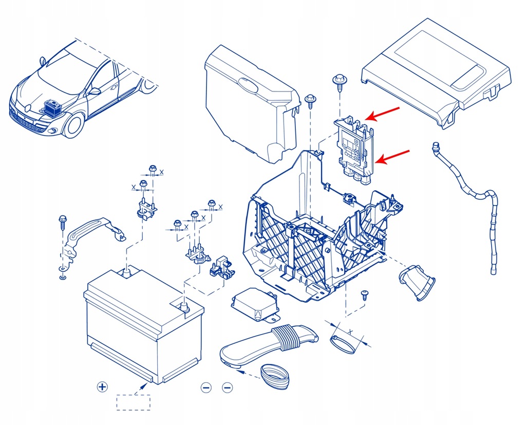 фото №7, Модуль блок керування bdu megane iii scenic iii fluence