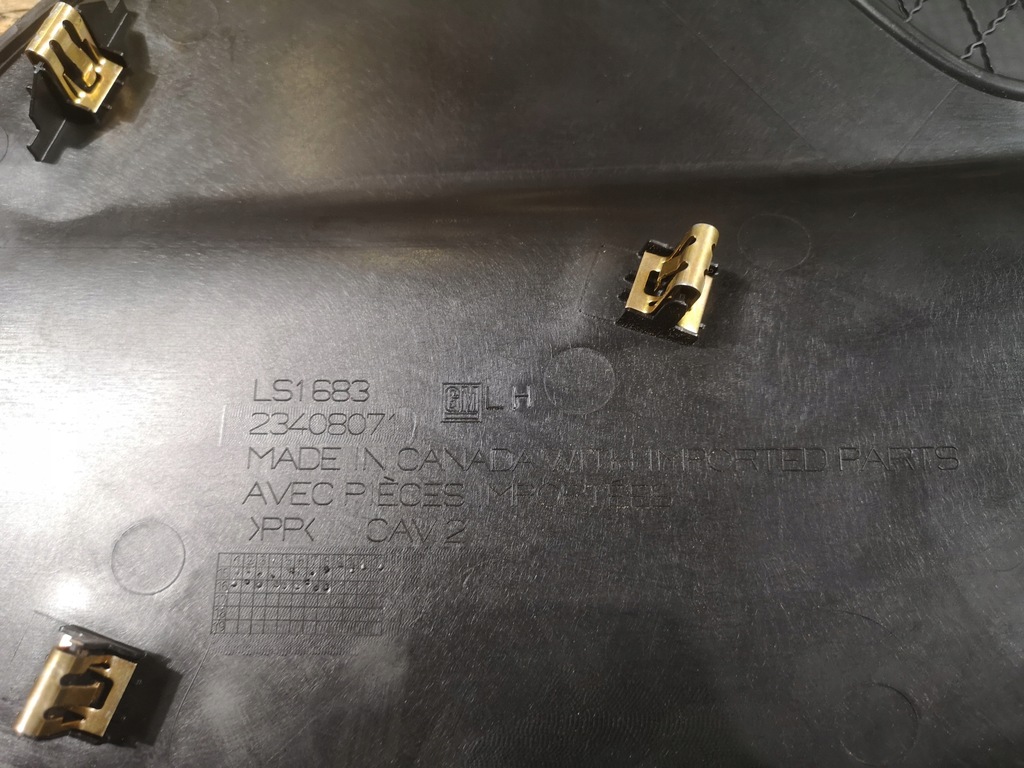 фото №5, Обшивка защита заглушка накладка динамика левая camaro cabrio 2016 +