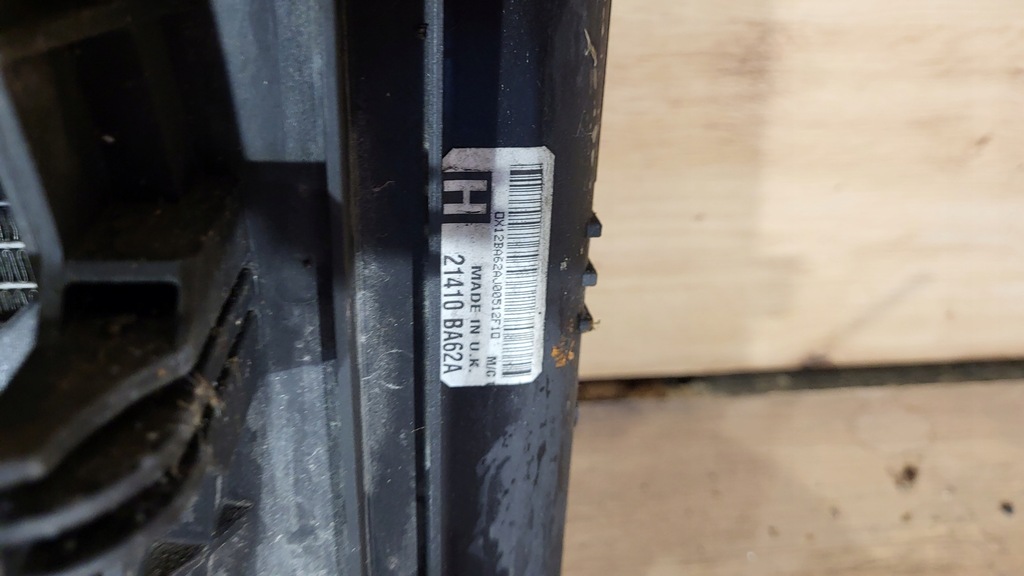 фото №6, Радіатор радіатор wody кондиціонер вентилятор kpl nissan juke f15 10- 1,5 dci