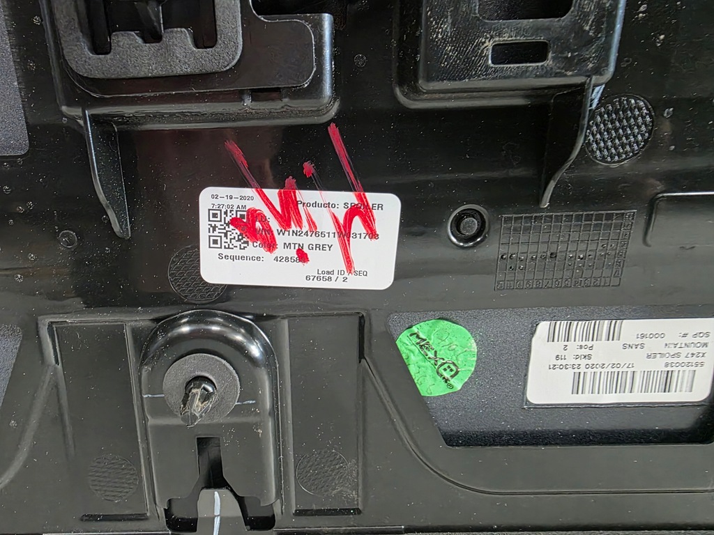 фото №12, Спойлер спойлер кришки mercedes glb x247 amg a2477900688