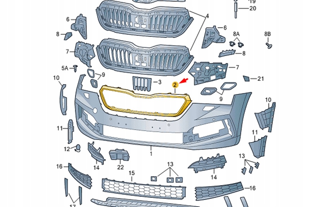 фото №10, Skoda kamiq nw4 защита защита радиатора nowa оригинальная 657853761d2zz