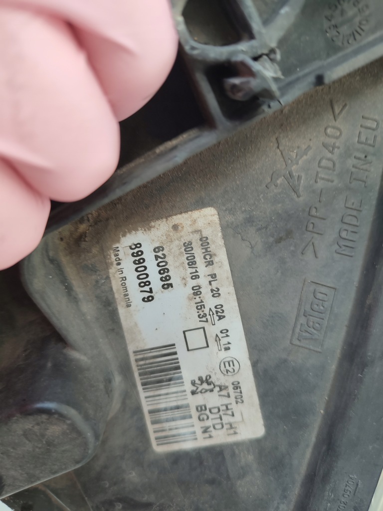 фото №10, Лампа правый перед peugeot 207 lift europa 06-12 89900879