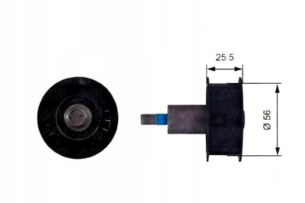 фото №2, Ролик направляющая ремень распределительного вала audi a2 seat altea