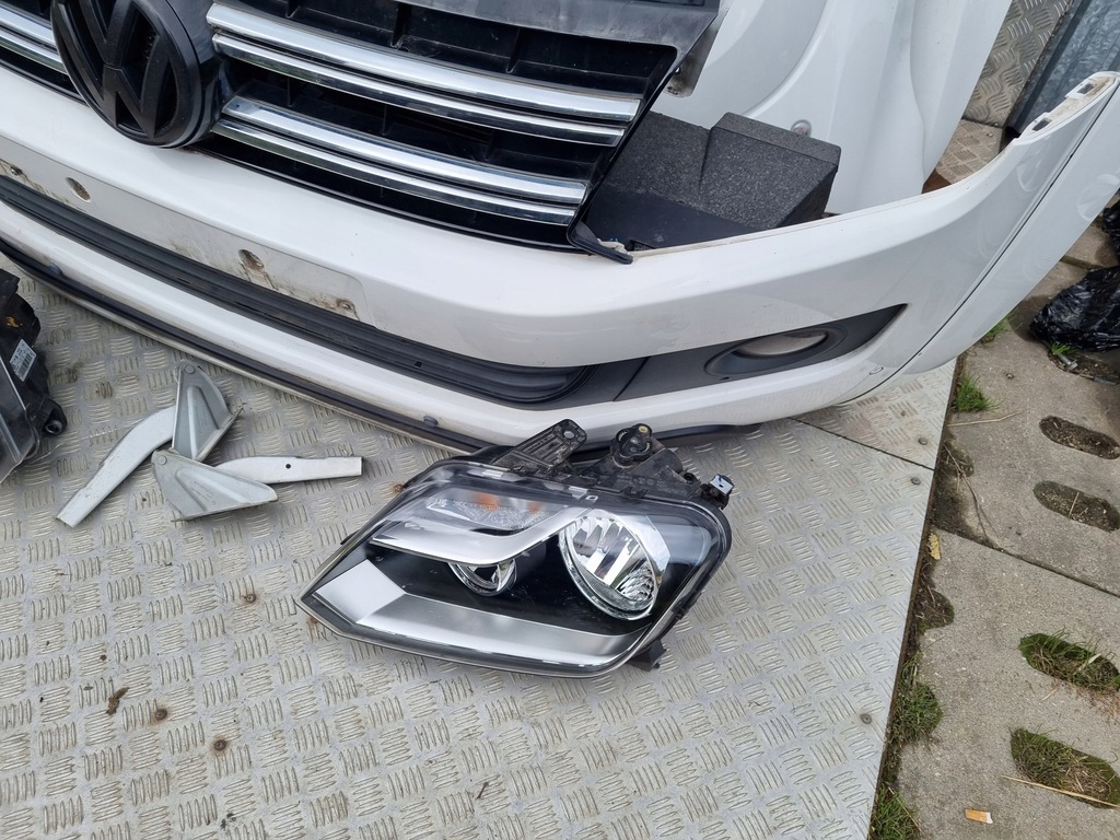 фото №7, Vw amarok 2014 r kompletny перед капот лампы