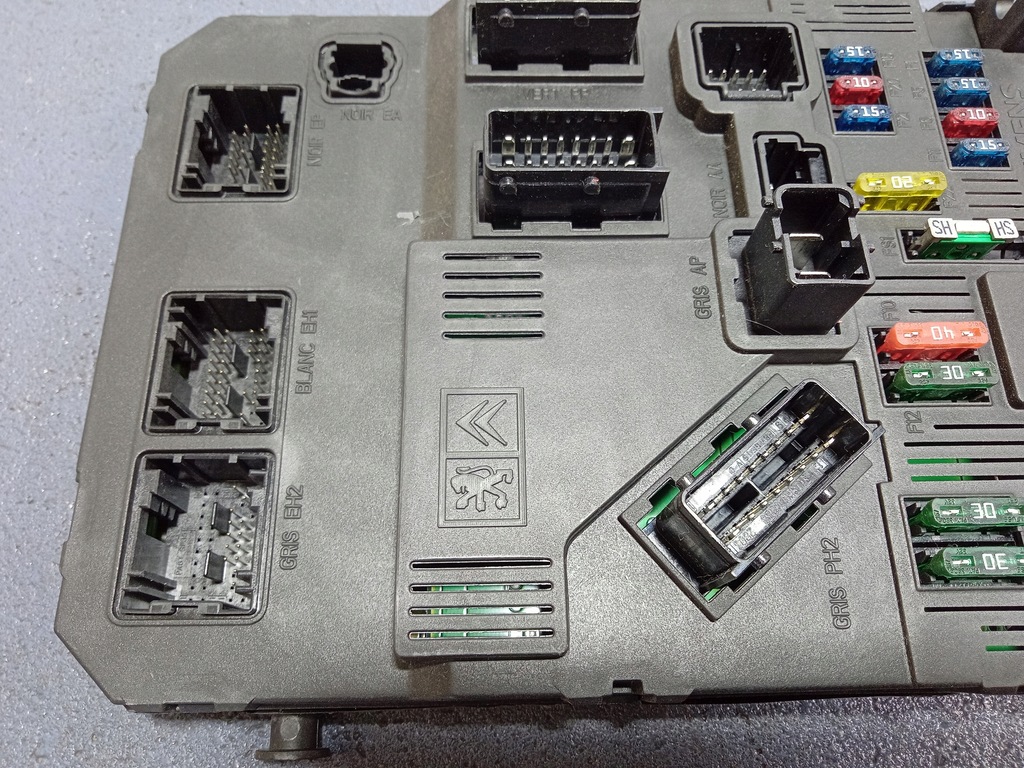 фото №4, Peugeot 206 lift коробка модуль bsi 9650584780