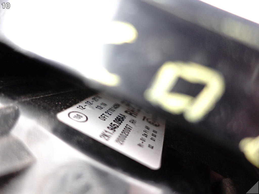 фото №11, Vw caddy iii 3 2k1 15-20 ii lift лампа w крыло левая задняя eu 2k1945096aa