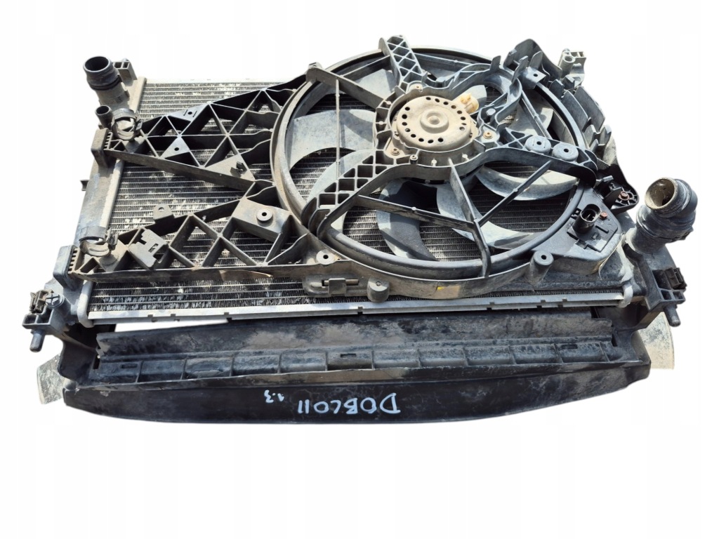 Купити Комплект радіатор вентилятор fiat doblo 2 1.3