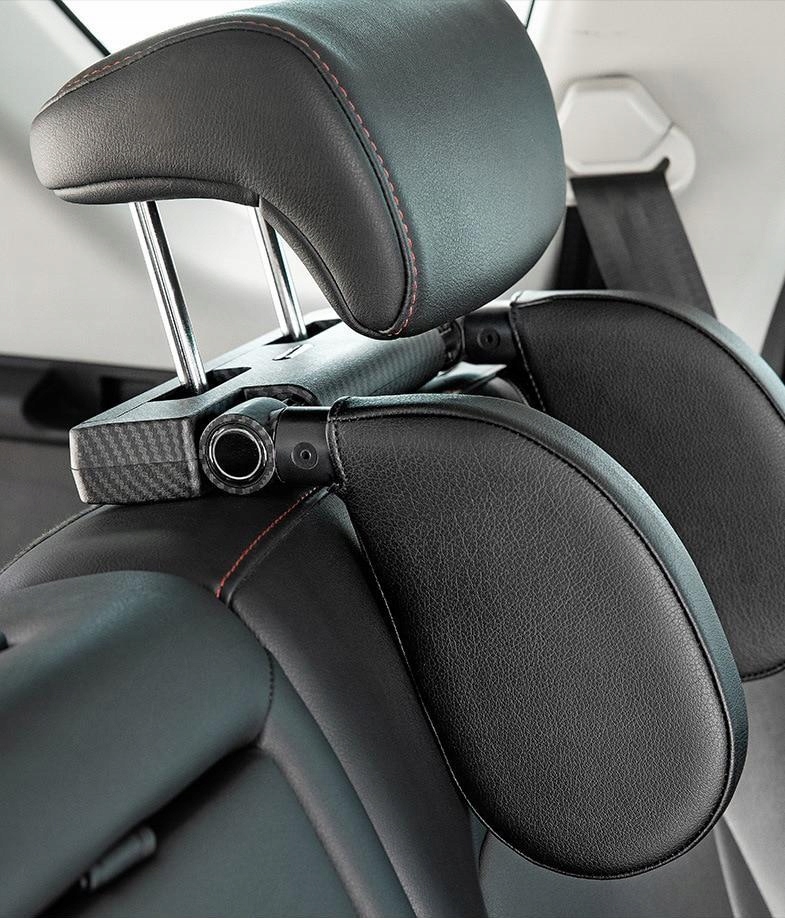 фото №16, Podróżny підголівник подушка do автомобіля спинка na голови комфорт khaki beż