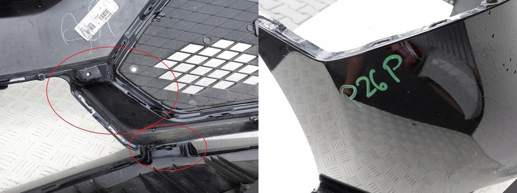 фото №12, Honda civic x 10 type r 17- бампер+ решётка радиатора sprysk