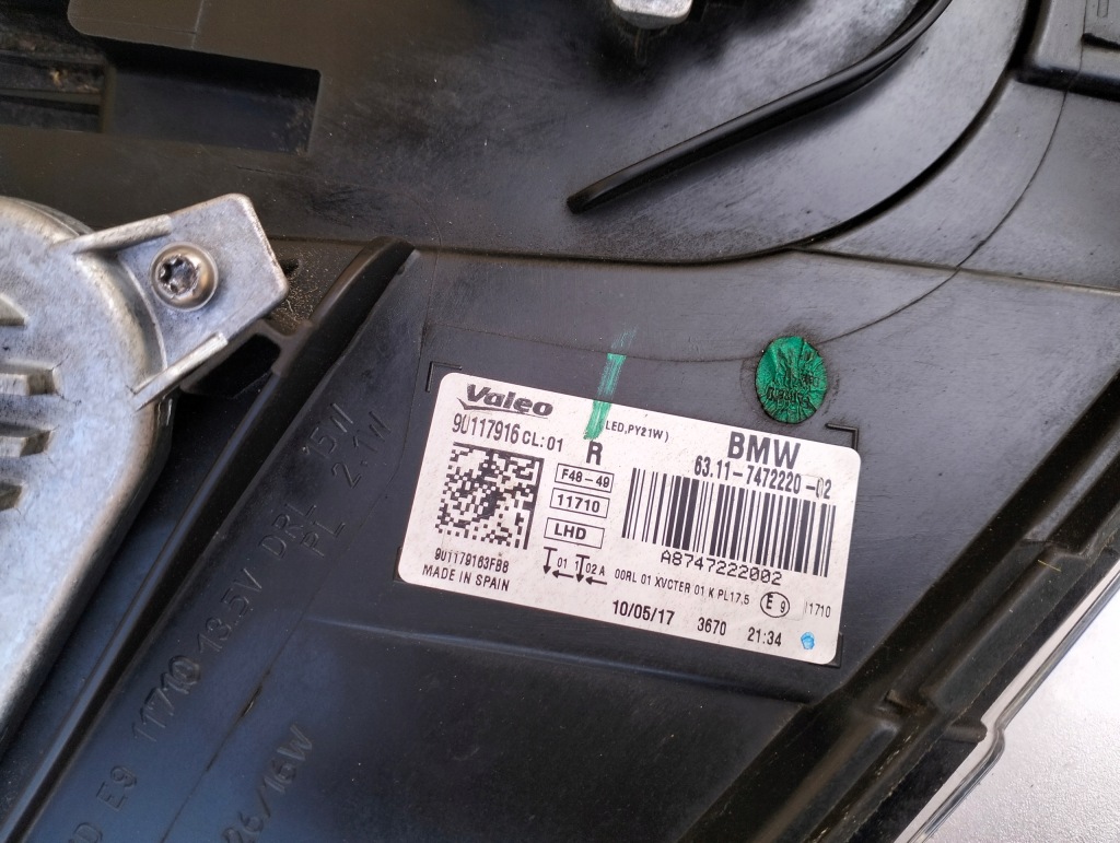 фото №3, Лампа лампи права bmw x1 f48 led