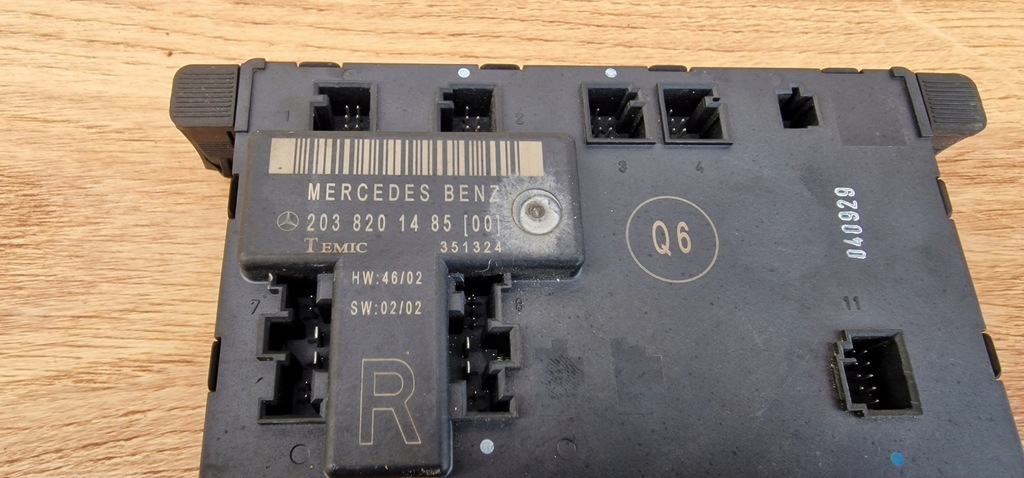 фото №3, Mercedes c-klasa w203 модуль двері правий перед