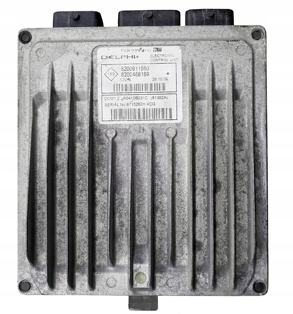фото №1, Блок управления двигателя renault modus 8200468189 8200911560 + программирование