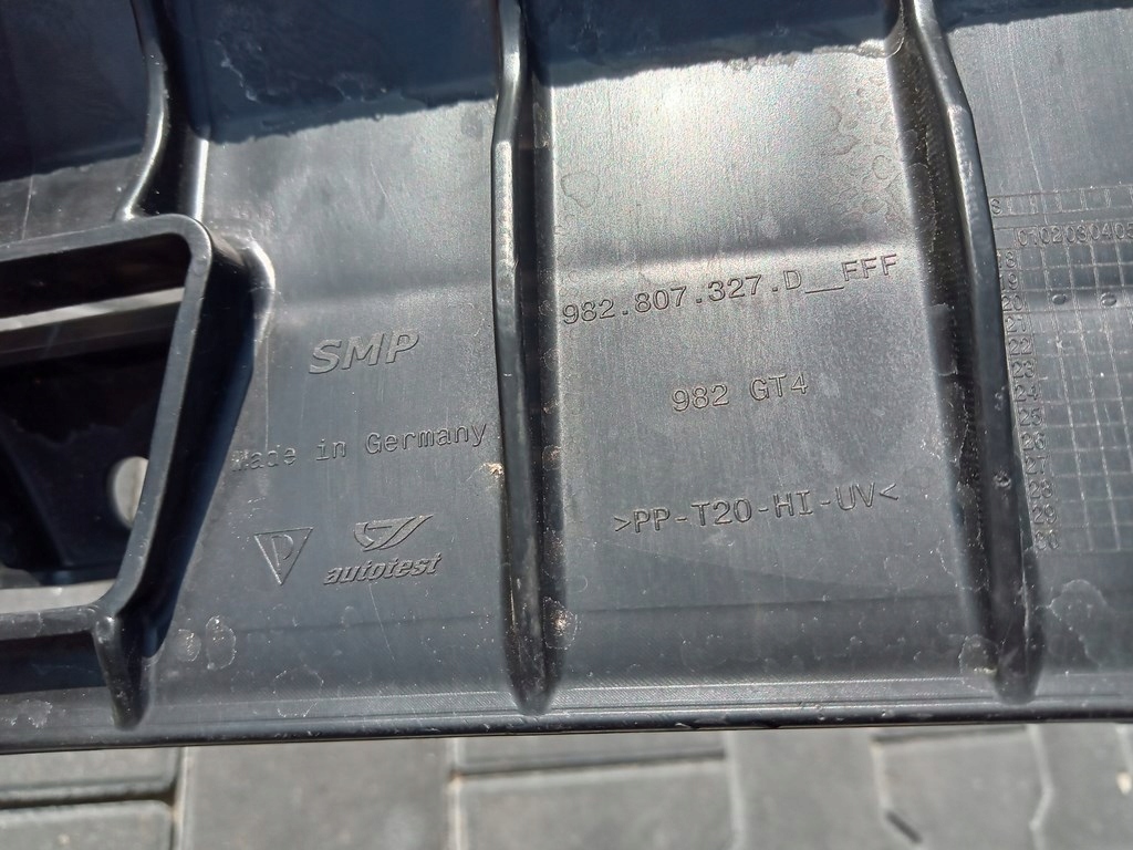 фото №10, Porsche cayman 982 gt4 - молдинг спойлер бампера перед 982807327d