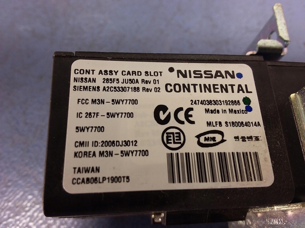 фото №6, Infiniti g37 замок зажигания считыватель 285f5ju50a