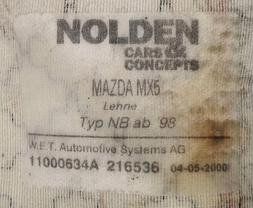 фото №5, Коврики обогревательные сиденье левый перед mazda mx-5 ii nb 11000633a комплект