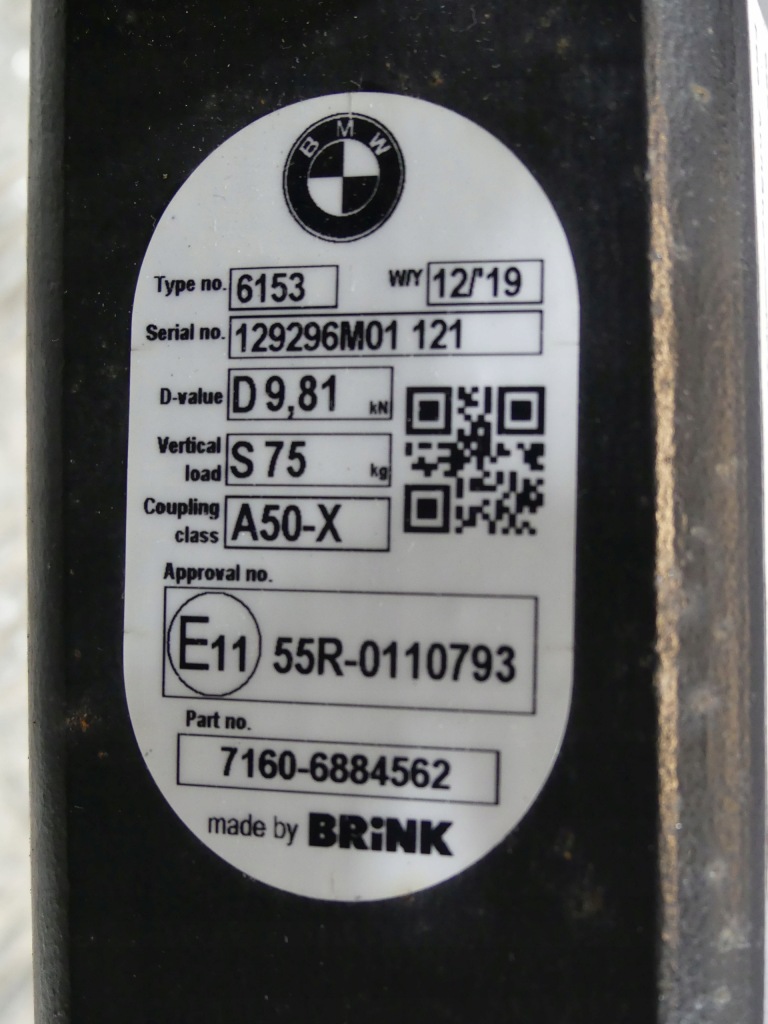 Mini f60 фаркоп  буксировочный балка шар ключи 6884562 с Разборки