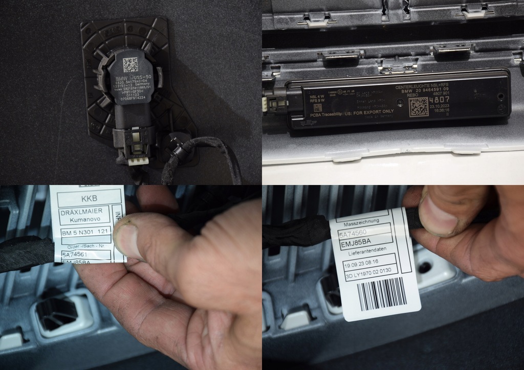 фото №16, Bmw 7 g70 бампер задняя basic 6 pdc хром mineral weiss a96