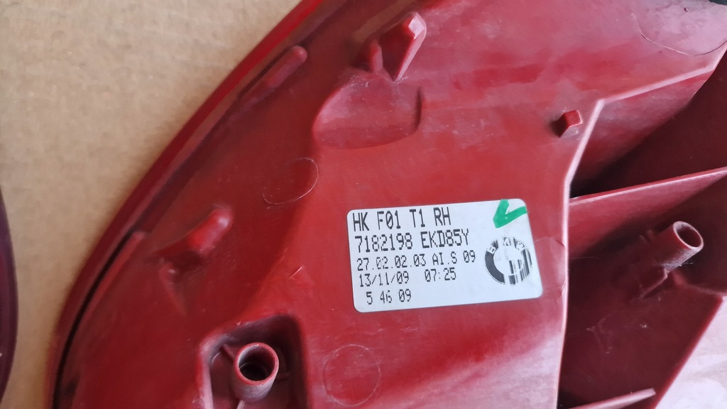 фото №6, Лампа левая правая задняя задняя w крыло bmw 7 f01 f02 7182197 7182198 led