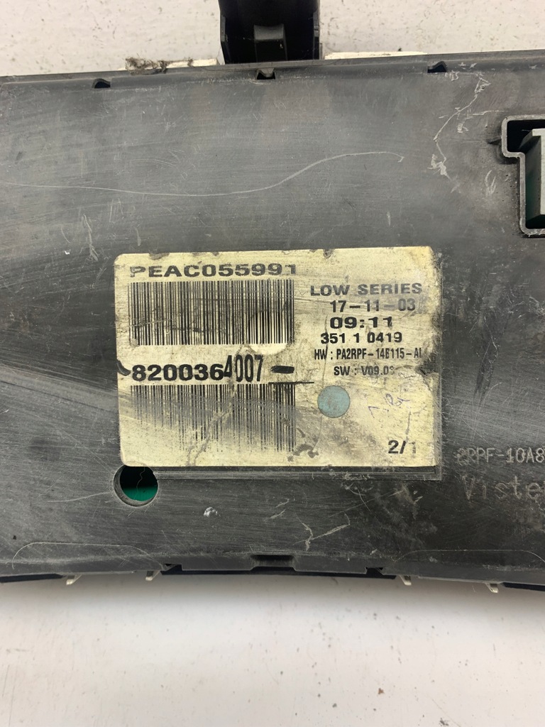 фото №5, Лічильник приладова панель 8200364007 renault