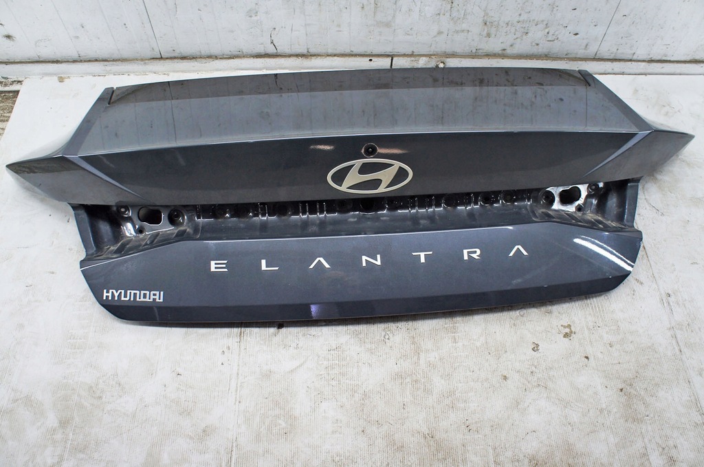 фото №9, Sz269 hyundai elantra vii ^ крышка багажника багажника ecotronic grey металлик pe2