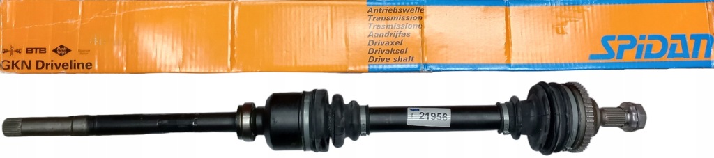 фото №1, Привідний вал привідна права spidan peugeot 406