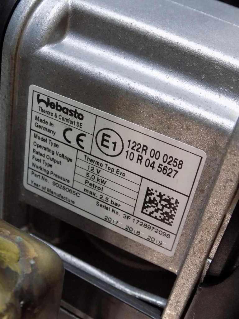 фото №3, Vw transporter t6 webasto обігрівач 7e0819008l