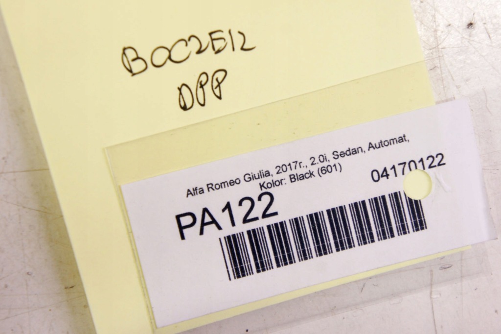 Pa122 alfa romeo giulia обшивка двері правий перед Зі Шроту