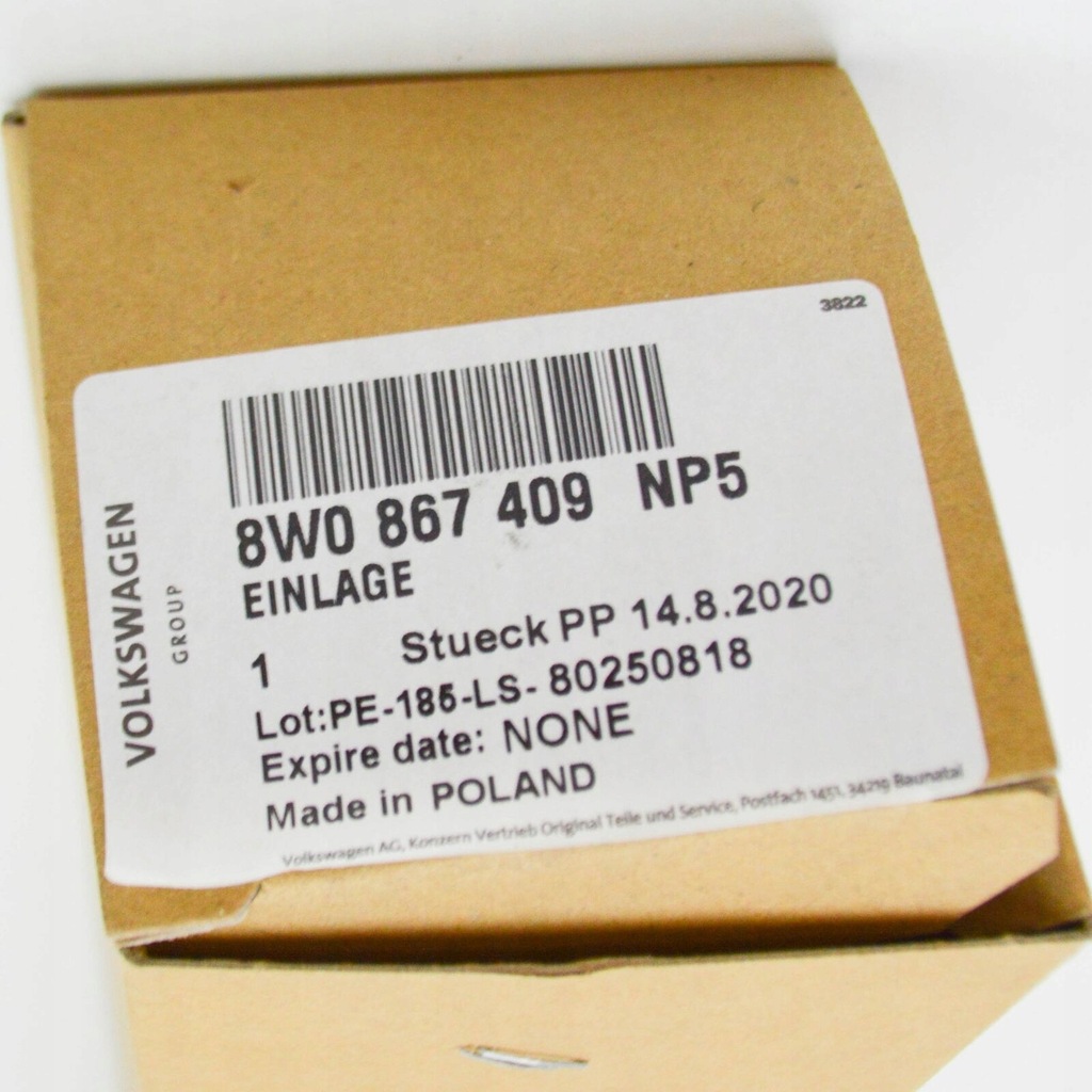 фото №7, Новый audi a4 avant b9 передняя левая вкладка дверная 8w0867409np5 oem