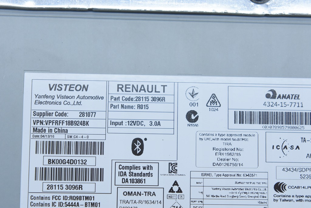 фото №4, Renault megane iv радио