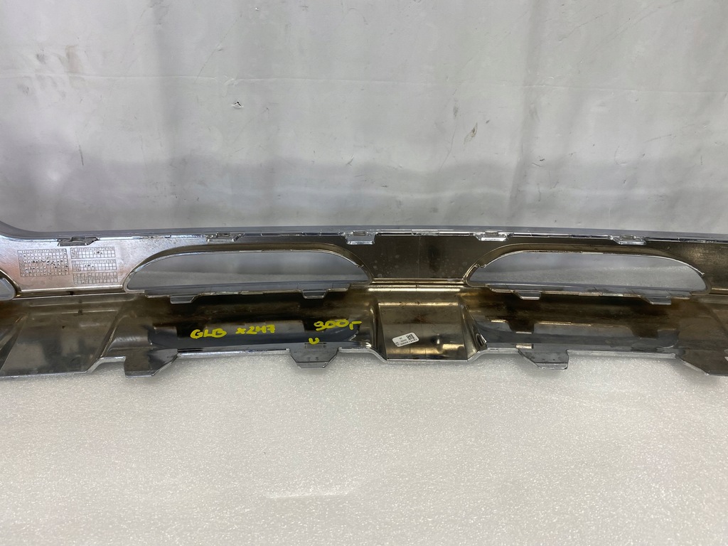 фото №11, Накладка спойлер молдинг хром бампера перед mercedes-benz glb x247 19-23