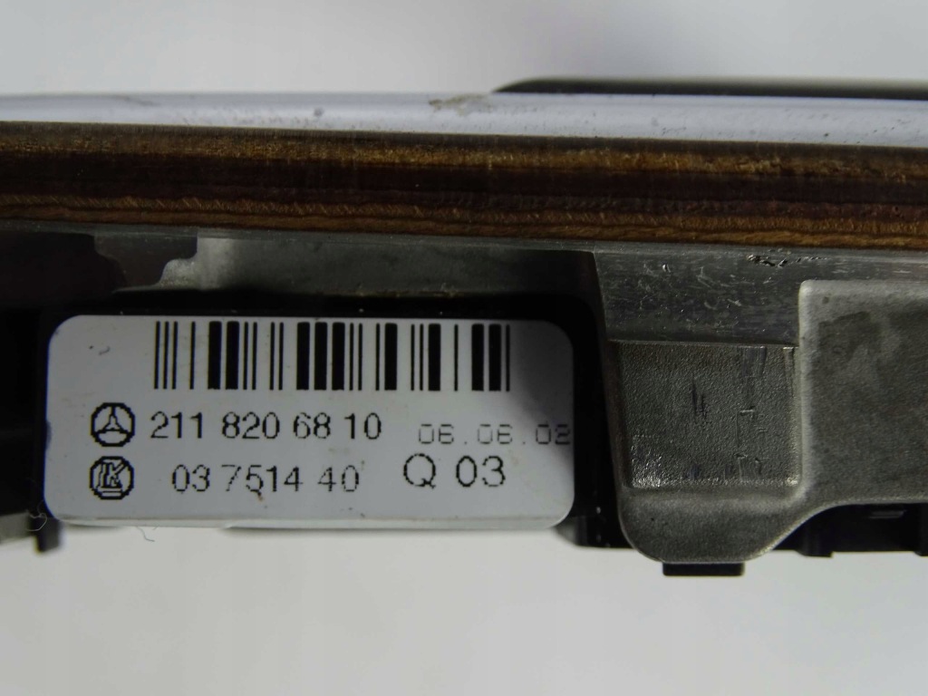 фото №4, Mercedes e w211 рамка вибірник вимикач webasto