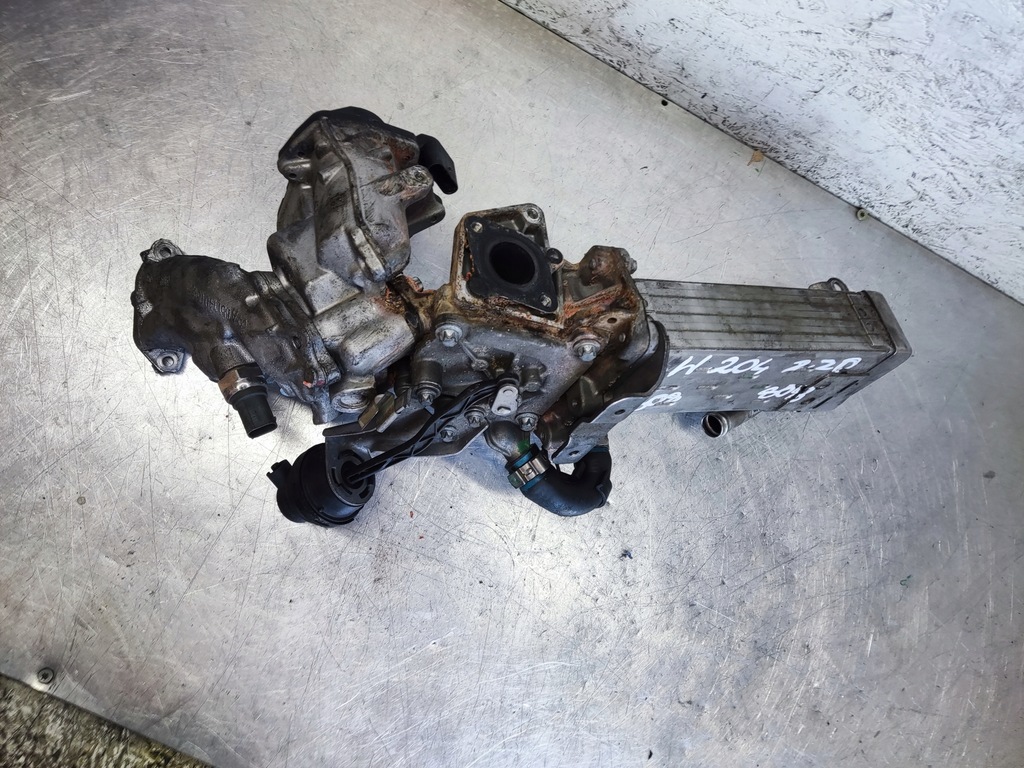 фото №6, Mercedes c klasa w204 2.2 cdi клапан egr радіатор вихлопних газів a6511400160