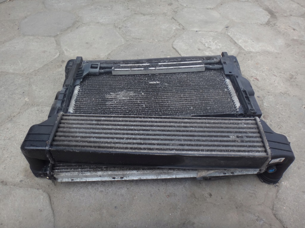 Комплект радіатор радіатор води кондиціонер інтеркулер bmw x3 e83 2.0 d m47 Зі Шроту